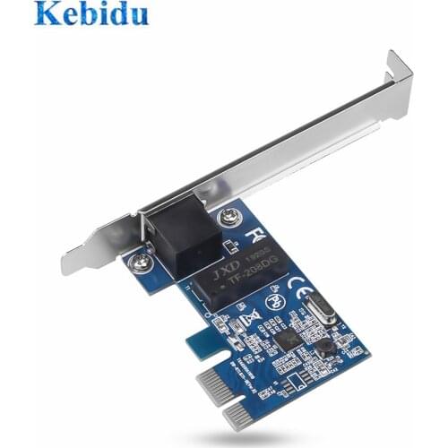 Kebidu PCI Express PCI-E Network Card 1000Mbps Gigabit Ethernet 10/100/1000M RJ-45 LAN Adapter Converter Network Controller