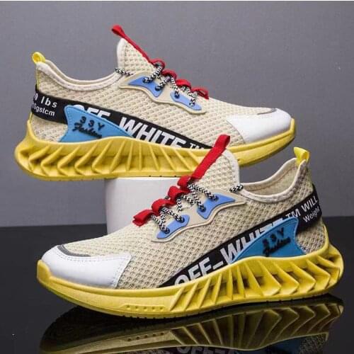 Men Shoes Summer Brand Fashion Men Casual Sports Shoes Lightweight Breathable Men Sneakers Lace Up Man Shoes