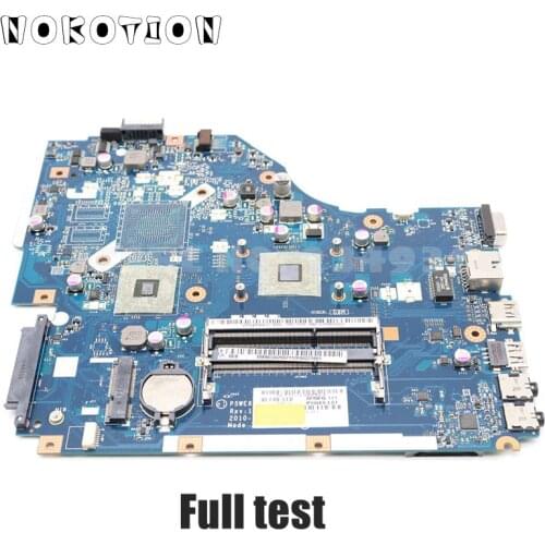 NOKOTION For Acer aspire 5253 5250 Laptop Motherboard P5WE6 LA-7092P MBRJY02001 MAIN BOARD DDR3 with Processor onboard
