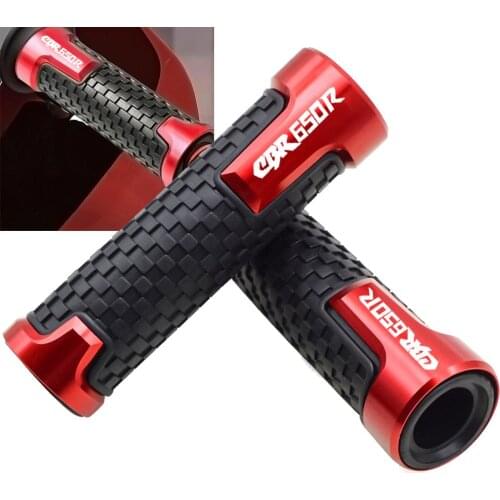Motorcycle Handle bar CAPS / Handlebar Grips Kit Fit 7/8'' 22mm Moto Grips For HONDA CBR650R 2014 2015 2016 2017 2018 2019 2020