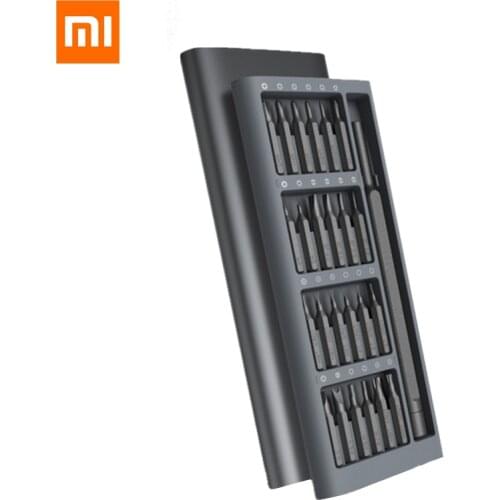 Original Xiaomi Mijia Wiha Daily Use Screwdrive Kit 24 Precision Magnetic Bits Alluminum Box Screw Driver Xiaomi Smart home Set