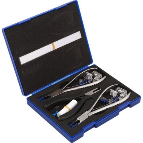 Professional Frameless Eyeglasses Tool Pliers Set Rimless Disassembly Frames Optical Gadget Kit for Repair Glasses Frame