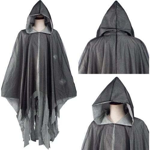 Halloween Hoodec Cloak Cape Cosplay Costume Fancy Party Carnival Suit