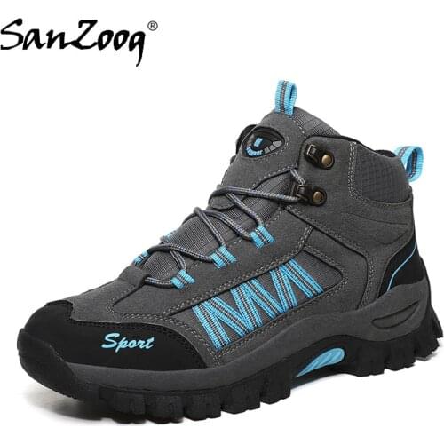 2020 New Men Trekking Hiking Boots Outdoor Shoes Mountain Botas Senderismo Hombre Bota Trilha Sepatu Gunung Tracking Walking