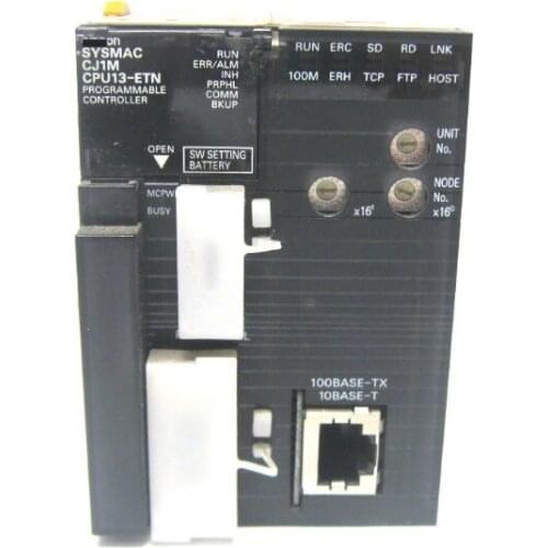 New Original CJ1M-CPU13-ETN PLC CPU 20K Steps 640 I/O Point
