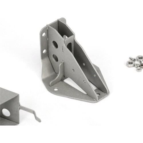 Very Durable Metal Spare Tire Frame Anti-slip Tire Wheel Mounting Bracket Holder for 1/14 RC Tractor Trailer