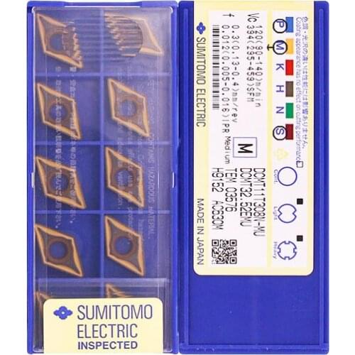 Original Carbide Insert CNC Blade Lathe Tools DCMT11T308N For Blade Processing