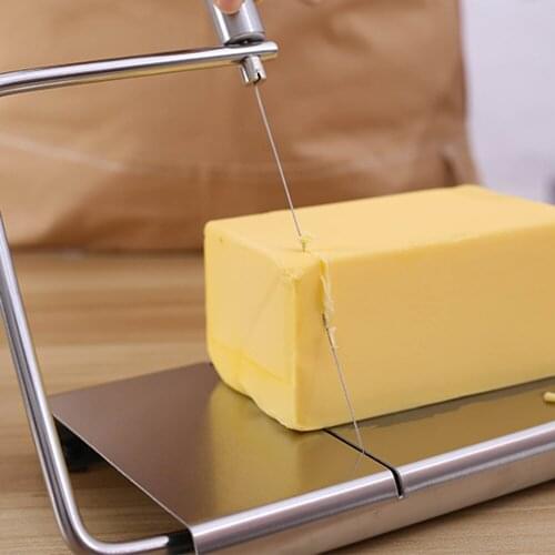 Useful Stainless Steel Cheese Slicer Multi-purpose Cheese Cutting Table Kitchen Cooking Tools Cheese Cutter Tool Accessories