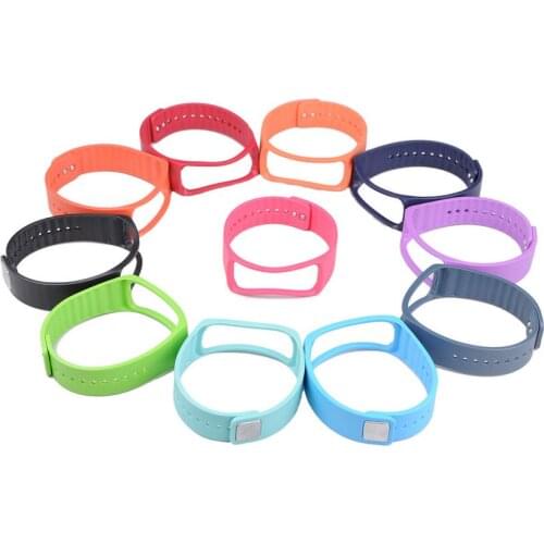 DHL 100pcs/lot Colorful Replacement TPU WristBand For SAMSUNG GEAR Fit R350 Smart Bracelet Wrist Band Strap with Metal Clasps