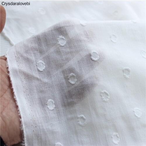 200x145cmPure cotton jacquard fabric for woman shirt dress overpull for home textile DIY Apparel Sewing Fabric