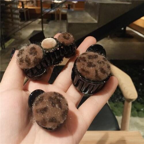 Luxury Leopard Print Hairpins Hair Ornaments Trendy Hair Clip cute fashion mini Hair Claws For Women Girl Accessories Headwear