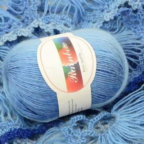 1pc African Lace Fabric Yarn Diy Ribbons for Crafts Fancy Wool Yarn Hand Knitting 50g/pc Wool Yarn for Knitting