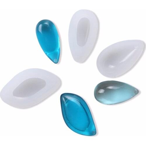 1pcs Waterdrop Silicon Mold Mould For Resin Jewelry Making DIY Craft Epoxy Silicone Soap Mold Cake Decor Tool