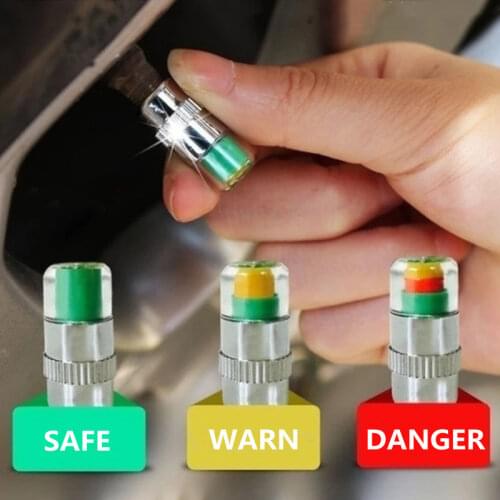 4 / set of tire pressure detection caps Universal Auto motorcycle tire pressure monitoring system accessories bmw i3 x5 e70