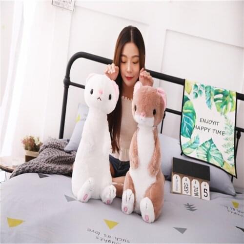 50cm Lovely Ferrets Plush toy Cartoon Mustela Putorius Furo Dolls Simulation Animals Children Kids Birthday Gift