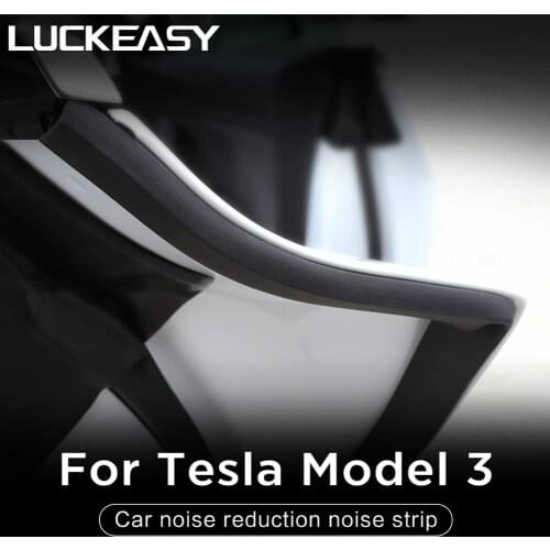 LUCKEASY Car Functional Accessories For Tesla Model 3 Model Y Model X Model S 2017-2021 Car noise reduction noise strip