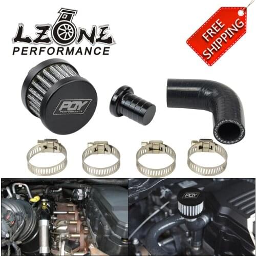 CCV Crank Case Vent Reroute Crankcase Ventilation Line Change Kit Delete For 07.5-17 Dodge 6.7 Cummins Diesel 2500 3500 4500