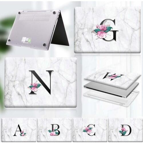 Laptop Case for MateBook (D14/D15/13 AMD Ryzen)/MateBook 13/Honor MagicBook (14/15/X 2020/X Pro 13.9)-White Marble Hard Case