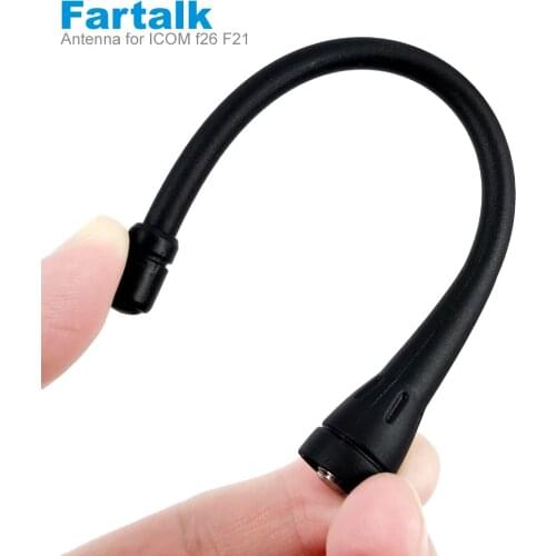 Fartalk UHF Antenna for ICOM F26 F21 F24 F25 F4 F43 F44 F80 F4000 F4011 F4020 F4061 F4018 Walkie Talkie Two Way Radio Soft