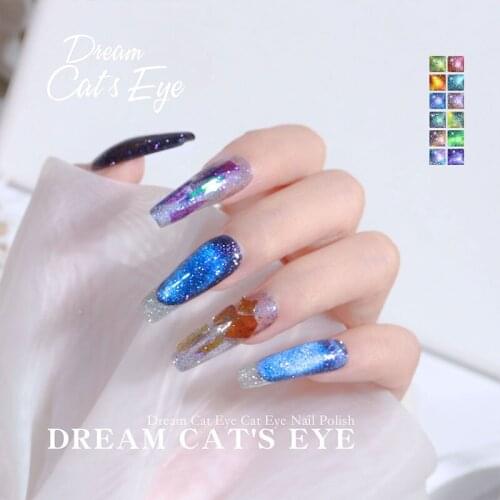 New beginning-Beauty 8Ml Soak Off Gel Nail Polish for Art Decoration Fashion UV&LED Cat Eye Gel Polish Accessories for Manicure