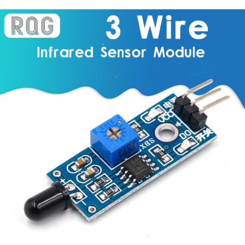 IR Infrared 3 Wire Flame Detection Sensor Module IR Flame Sensor Module Detector Smartsense For Arduino