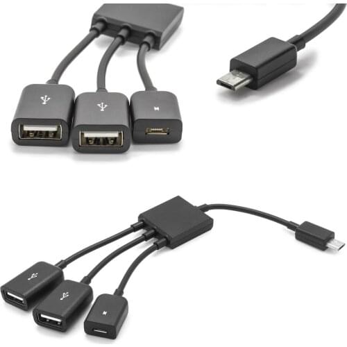 For Samsung Tab/Note Premium OTG 3in1 Set USB Connection Kit Adapter Cable