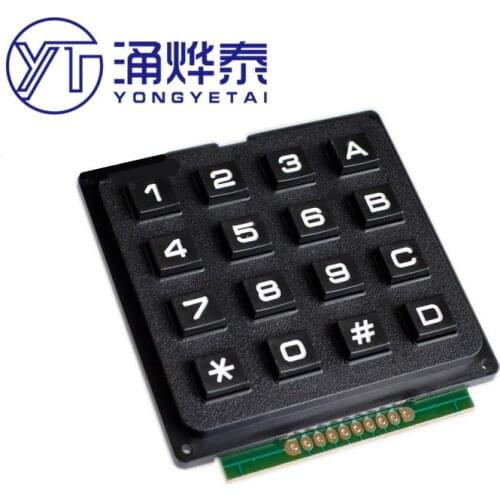 MCU keyboard button matrix 4*4 4X4 A keyboard 16 button industrial keyboard row and column scanning