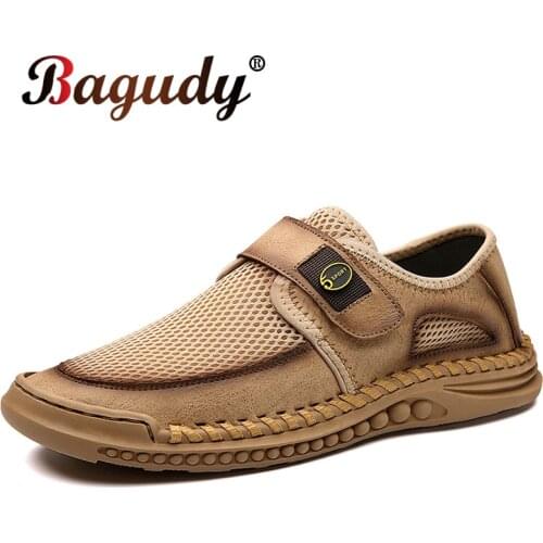 Fashion Popular Loafers Shoes For Men Anti-Slip Flats Men Shoes Luxury Brand Leather Casual Sneakers Man Breathable Drive Shoes