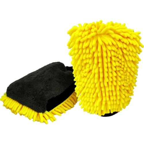 Coral Mitt Car Washing Glove Cleaning Brush Soft Anti-scratch Gloves Multifunction Thick Cleaning Glove Auto Detailing Tools