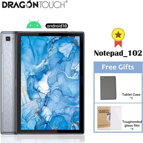 Dragon Touch New Tablet Notepad 102 10 inch Android 10 Tablet Octa-Core 3GB+32GB IPS HD Wifi Bluetooth 5G GPS Tablets PC Laptop
