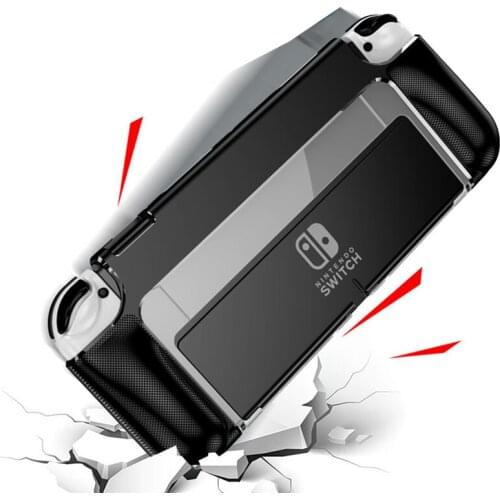 Silicone TPU Case for Nintendo Switch oled Shock Proof Protection Cover Shell Ergonomic Handle Grip For Switch OLED Accessories