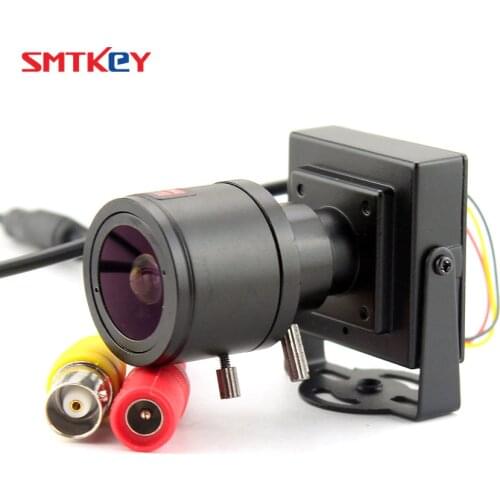 SMTKEY 1000tvl Analog 2.8~12mm lens Mini CCTV Camera