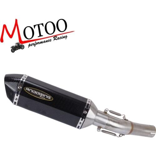 Motorcycle Exhaust System Slip On Middle Pipe Link Muffler For Honda CB500F CBR400R CBR500R 2016 2017 2018 SLIP-ON