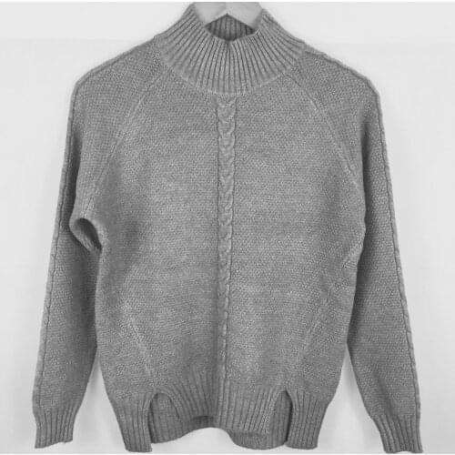 Long design loose style pullover knitting women Sweater High elasticity warm fashion famale ladies sweater 2018 knitwear femme