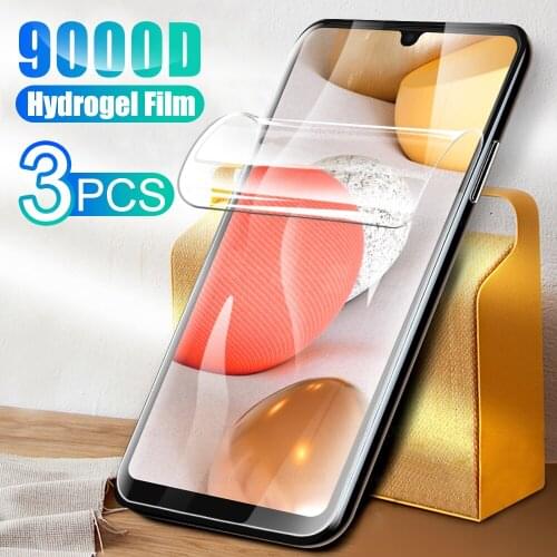 3PCS hydrogel films for samsung galaxy a42 smartphone screen protector for samsung A42 a 42 6.6'' SM-A426B film cover not glass