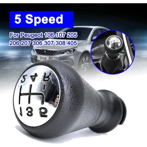 Car 5 Speed Gear Shift Knob Stick Manual Shift Lever for Citroen Saxo C2 C3 for Peugeot 106 107 205 206 207 306 307 308 405