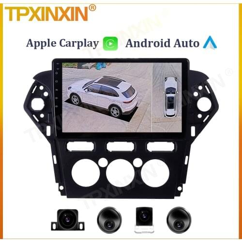 6+128G For Ford Mondeo 4 MK4 2010 2011 2012 2013 2014 Android Car Radio Multimedia Player GPS Navigation Carplay IPS HD Screen