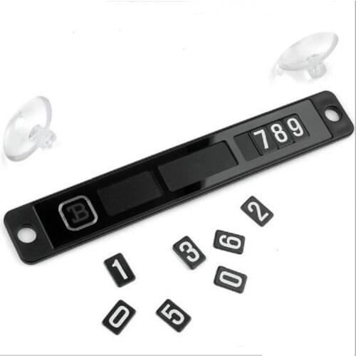 Onever Car Styling Magnetic Temporary Parking Card Telephone Number Plate Car Sticker with Phone Number Sheet car