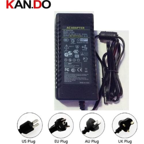 US/Eu/AU/UK camera power box power adaptor AC transformer 12V8.5A DC adaptor 110-240V to 12V Power Supply 5.5x2.1mm DC 12V power