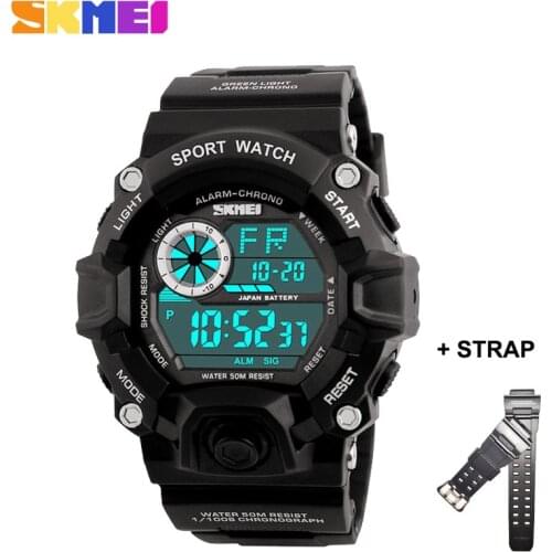 NEW SKMEI Camouflage Outdoor Sport Watch Men Watches Army Waterproof LED Display Digital Bracelet Male Wristwatch Reloj Hombre