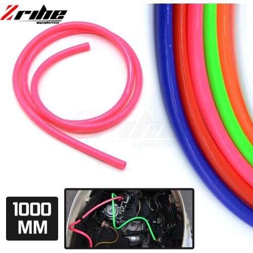 For 2017 1M Colorful Gas Oil Hose Fuel Line Petrol Tube Pipe For Motorcycle Dirt Pit Bike ATV low price for yamaha honda suz