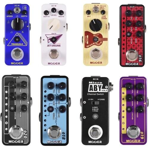 MOOER ABY MKII Channel Switch Guitar Effect Pedal True Bypass Full Metal Shell Guitar Pedal Guitar Accessories Guitar Parts