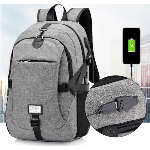 2021 New Dual Anti-Theft USB Charging Interface Backpack School Bag Travel Bag For Men And Women