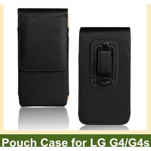New Arrive Belt Clip PU Leather Vertical Flip Cover Pouch Case for LG G4/G4 Beat/G4s Free Shipping