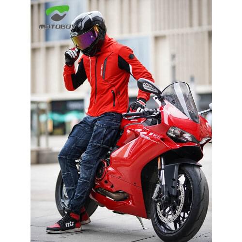 2021 Motoboy motorcycle riding cloth wear summer mens breathable anti fall motorcycle wear leisure Knight wear riding equipment