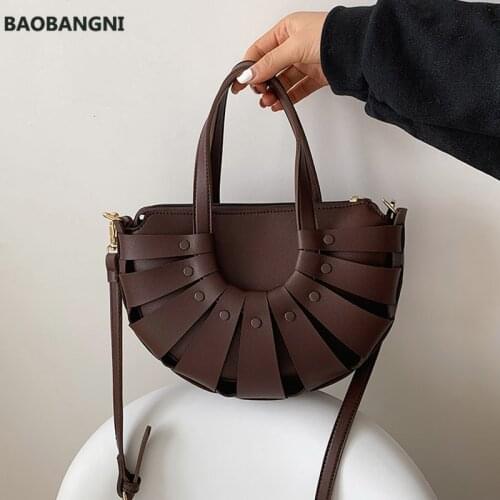 Solid Color Leather Shoulder Bags for Women Ladies Retro Messenger Bag High Quality PU Luxury Handbag Sac A Main