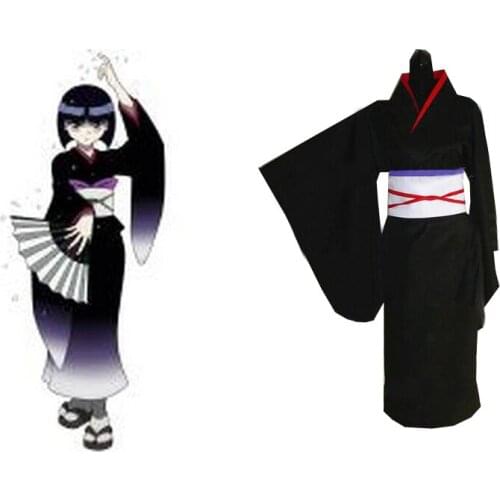 HUNTER x HUNTER Kalluto Zoldyck Black Party Hallowmas Clothing Cosplay Anime Costume Kimono