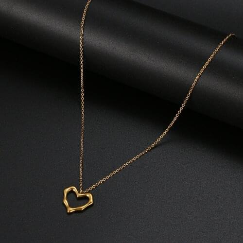 Stainless Steel Necklaces Geometric Square Cube Simplicity Style Fashion Choker Pendant Chain Necklace For Women Jewelry Party
