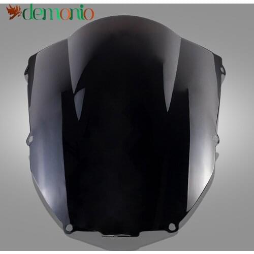 Fit For KAWASAKI Ninja ZX6R ZX636 00-02 2000 2001 2002 ZX 6R/636 ZX-6R Motorcycle Windshield WindScreen Viser Visor Black Color