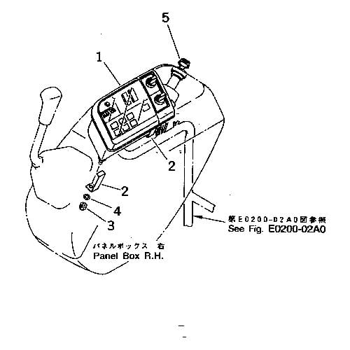 INSTRUMENT PANEL (FOR CAB) PC40-7 S/N 18001-UP PC40 Excavator 7824-84-2100 7824-84-2001 - MONITOR ASS'Y